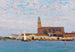 Vue van de kathedraal in Chioggia - Alfred Zoff — weergave van het kunstwerk