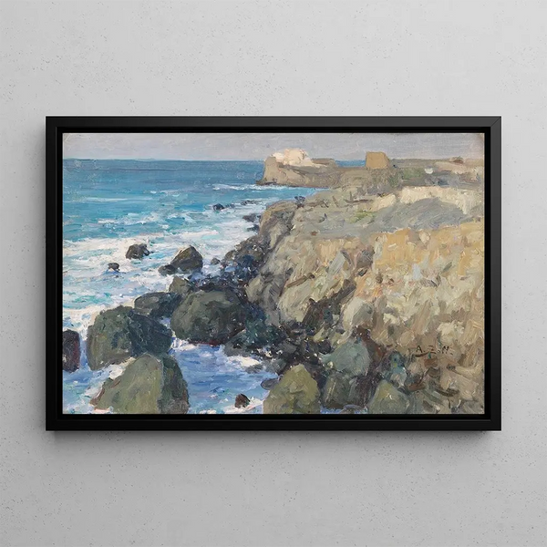 Alfred Zoff - Kste bei Forio auf Ischia.webp