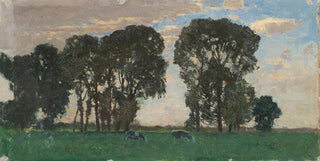 Alfred Zoff - Langenpreising Viehweide mit groen Bumen.webp