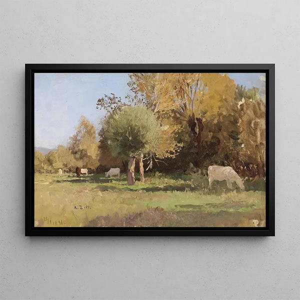 Alfred Zoff - Sommerlandschaft mit Khen.webp