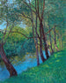 De beek van de Au op de Krems Neder-Oostenrijk Krems Donau - Alfred Zoff — weergave van het kunstwerk