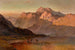 Llyn y Ddinas, Beddgelert, Noord-Wales - Alfred de Bréanski — weergave van het kunstwerk