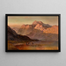 Llyn y Ddinas, Beddgelert, Noord-Wales - Alfred de Bréanski — ingelijst kunstwerk aan de muur