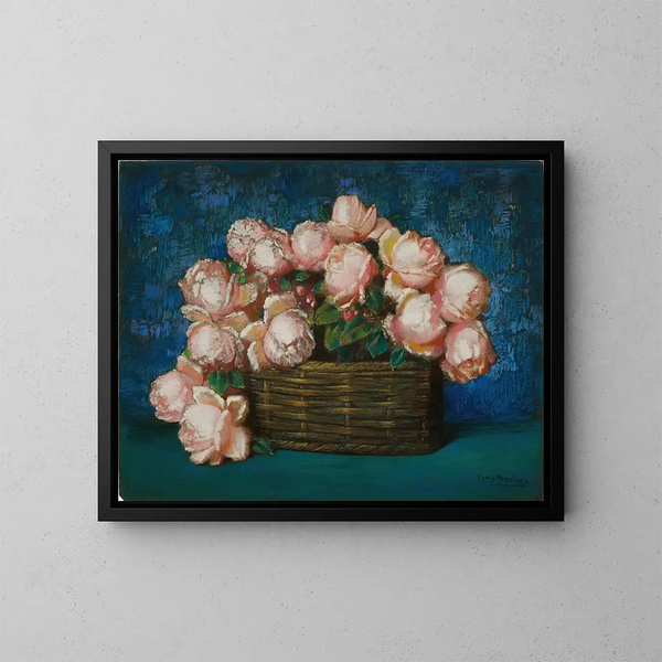 Bloemenmand - Alfredo Ramos Martínez — ingelijst kunstwerk aan de muur