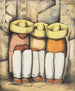 Indianen in rust - Alfredo Ramos Martínez — weergave van het kunstwerk
