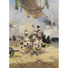 Reproductie van het schilderij Races met strijdwagens in de Romeinse arena - Alfredo Tominz