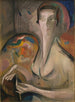Zelfportret - Alice Bailly — weergave van het kunstwerk