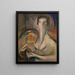 Zelfportret - Alice Bailly — ingelijst kunstwerk aan de muur