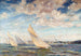 Zeilbootrace in de Solent - Alice Maude Fanner — weergave van het kunstwerk