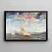 Zeilbootrace in de Solent - Alice Maude Fanner — ingelijst kunstwerk aan de muur