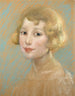 Blond meisje - Alice Pike Barney — weergave van het kunstwerk