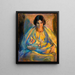 door Lamplight - Alice Pike Barney — ingelijst kunstwerk aan de muur