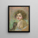 Kind met aap - Alice Pike Barney — ingelijst kunstwerk aan de muur
