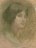 Droomvrouw - Alice Pike Barney — weergave van het kunstwerk