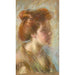 Jonge vrouw met Titiaanse haren - Alice Pike Barney — weergave van het kunstwerk