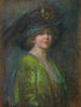 Hoed en schaduw - Alice Pike Barney — weergave van het kunstwerk