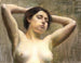 En pose - Alice Pike Barney — weergave van het kunstwerk