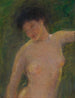 In de schaduw - Alice Pike Barney — weergave van het kunstwerk