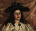Laura Alice met grote hoed - Alice Pike Barney — weergave van het kunstwerk