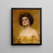 Laura en geel - Alice Pike Barney — ingelijst kunstwerk aan de muur