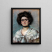 Laura met Fichu - Alice Pike Barney — ingelijst kunstwerk aan de muur