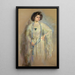 Laura en wit - Alice Pike Barney — ingelijst kunstwerk aan de muur