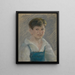 Kleine tuinierster - Alice Pike Barney — ingelijst kunstwerk aan de muur