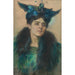 Marianne met hoed - Alice Pike Barney — weergave van het kunstwerk
