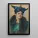 Marianne met hoed - Alice Pike Barney — ingelijst kunstwerk aan de muur