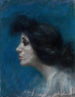 Mme Patrick Campbell - Alice Pike Barney — weergave van het kunstwerk