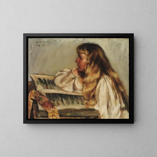 Natalie en Missal - Alice Pike Barney — ingelijst kunstwerk aan de muur