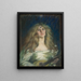 Natalie à la mandoline - Alice Pike Barney — ingelijst kunstwerk aan de muur