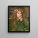 Natalie met ketting - Alice Pike Barney — ingelijst kunstwerk aan de muur