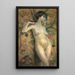 Nu devant un paravent - Alice Pike Barney — ingelijst kunstwerk aan de muur