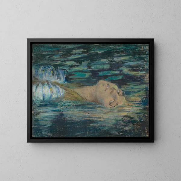 Ophelia - Alice Pike Barney — ingelijst kunstwerk aan de muur