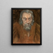 R. D. Shepherd in de rol van Shylock - Alice Pike Barney — ingelijst kunstwerk aan de muur