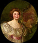 Zelfportret gereflecteerd in een spiegel - Alice Pike Barney — weergave van het kunstwerk