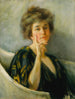 Zelfportret in rust - Alice Pike Barney — weergave van het kunstwerk