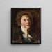 Zelfportret met jabot - Alice Pike Barney — ingelijst kunstwerk aan de muur