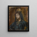 Spaanse kam schilderij - Alice Pike Barney — ingelijst kunstwerk aan de muur