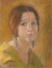 Studie van een vrouwenhoofd - Alice Pike Barney — weergave van het kunstwerk