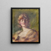 Kopstudie van Alice Pike Barney — ingelijste kunstdruk aan de muur