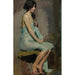 Reproductie van het schilderij Studie van een zittende vrouw - Alice Pike Barney