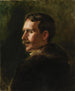 Het bontjas - Alice Pike Barney — weergave van het kunstwerk