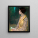La lettre - Alice Pike Barney — ingelijst kunstwerk aan de muur