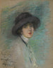 De reiziger - Alice Pike Barney — weergave van het kunstwerk