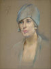 De bezoeker Mme Richard P. McCullough - Alice Pike Barney — weergave van het kunstwerk