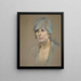De bezoeker Mme Richard P. McCullough - Alice Pike Barney — ingelijst kunstwerk aan de muur