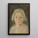 Reproductie van het schilderij klein wit mutsje - Alice Pike Barney