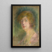 Onbekend schilderij - Alice Pike Barney — ingelijst kunstwerk aan de muur